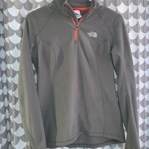 Grey 1/4 zip fleece